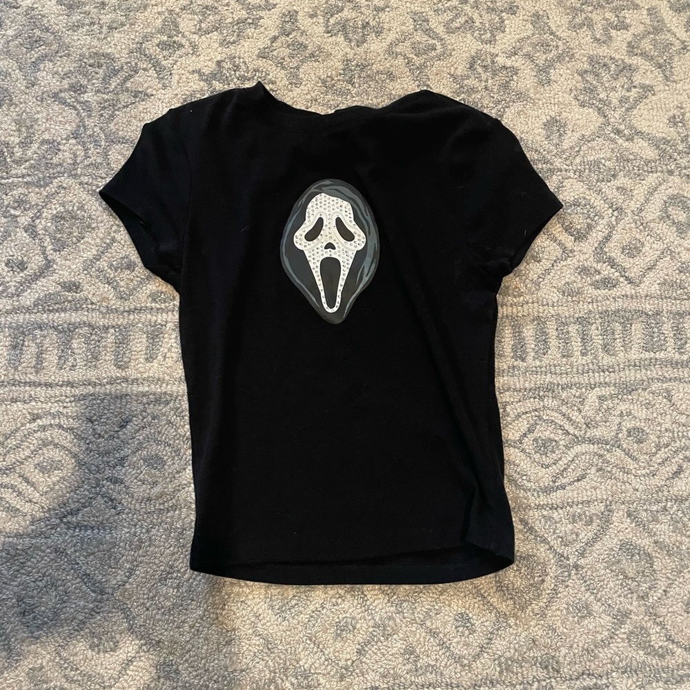 Ghost face baby tee